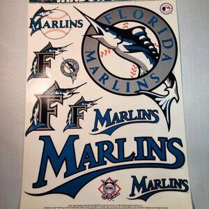 Florida Marlins MLB - Vintage Window Clings 1996 Champion Series